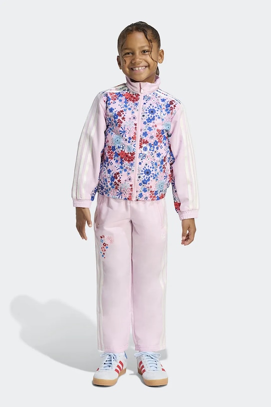 adidas Originals dres dziecięcy dzianina fioletowy KD1754