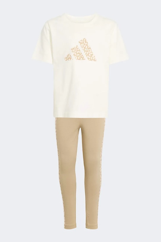 Παιδικό βαμβακερό σετ adidas KB6988 λευκό SS26