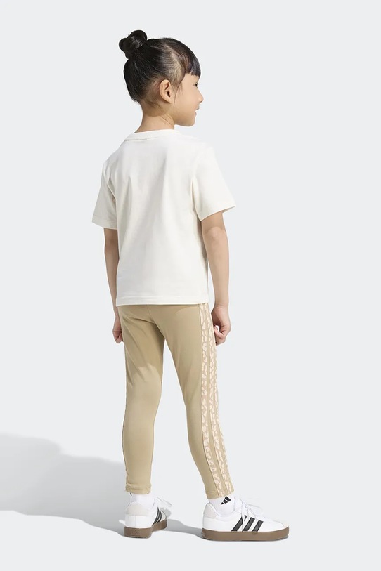 Παιδικό βαμβακερό σετ adidas KB6988 λευκό