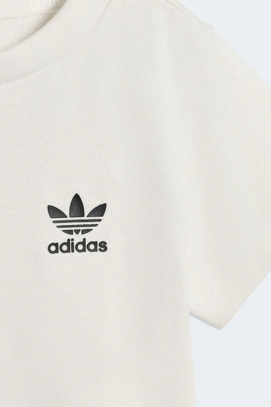 adidas Originals komplet bawełniany dziecięcy biały KE2352