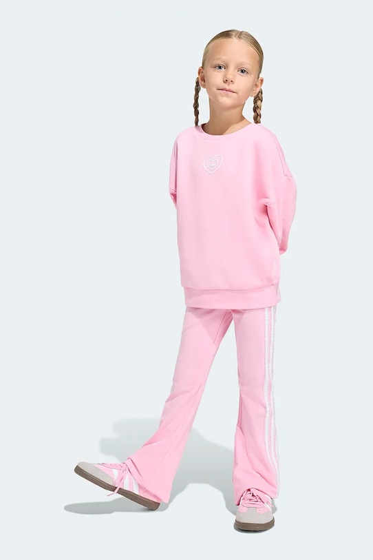 Dječja trenirka adidas Originals DISNEY KE0485 roza