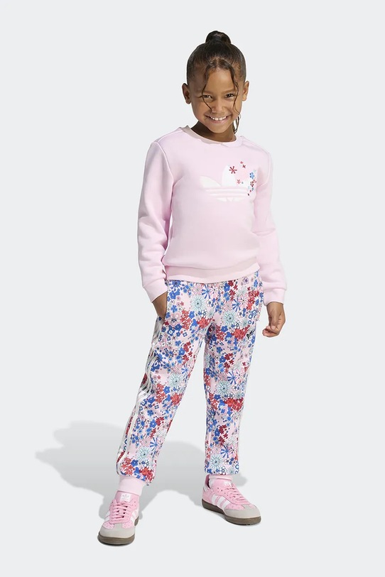 adidas Originals dres dziecięcy dzianina fioletowy KD1750