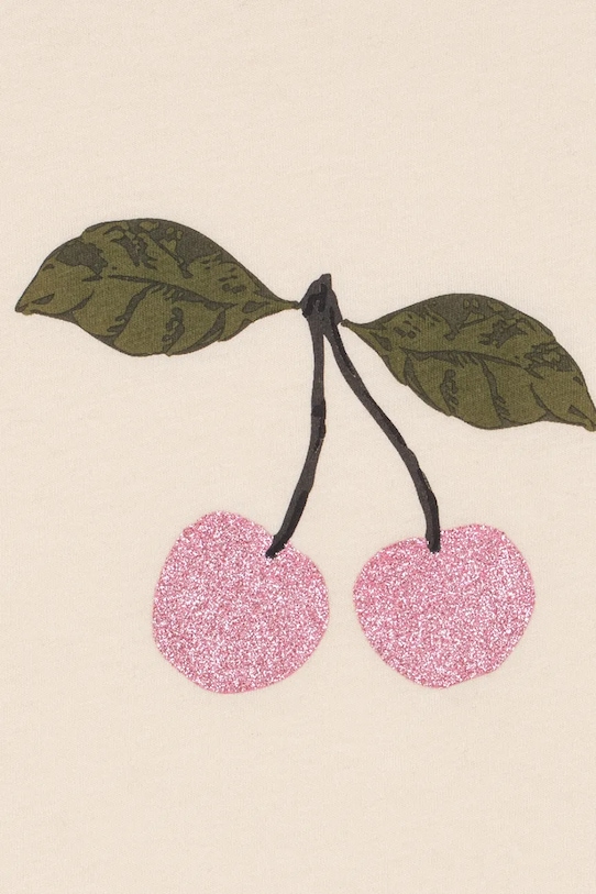 Konges Sløjd komplet bawełniany dziecięcy FAMO FRILL SET GOTS beżowy KS104803.PPY2