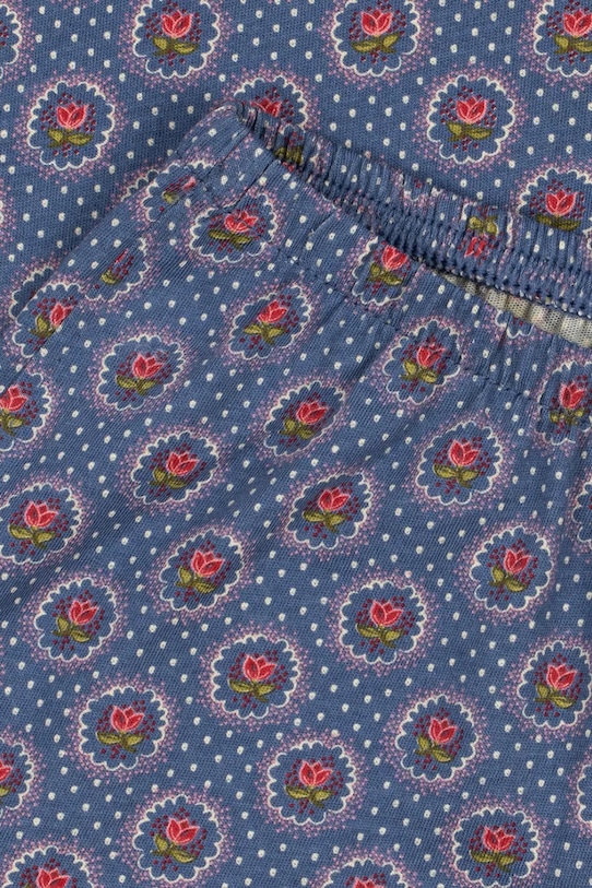 Konges Sløjd komplet bawełniany dziecięcy FAMO FRILL SET GOTS turkusowy KS104803.PPY2