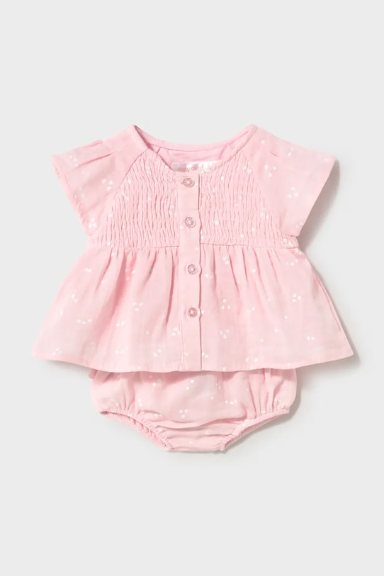 Pamučni komplet za bebe Mayoral Newborn pamuk roza 1286.2B.Newborn.PPY2