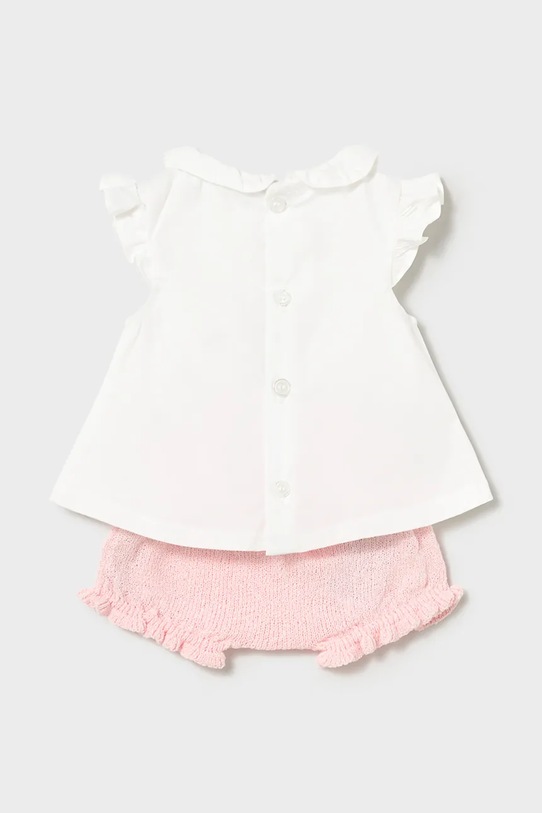 Mayoral Newborn komplet bawełniany niemowlęcy 1288.2F.Newborn.PPY2 różowy SS26