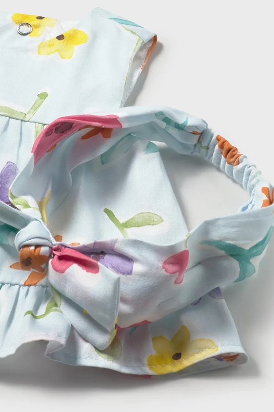 Κοριτσίστικα Βρεφικό βαμβακερό σετ Mayoral Newborn 1290.2S.Newborn.PPY2 μπλε