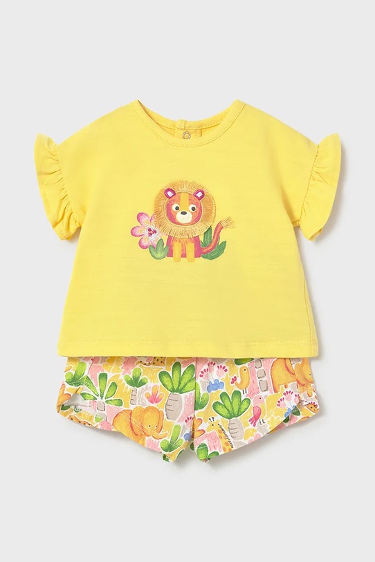 Σετ μωρού Mayoral Newborn στάμπα κίτρινο 1291.2U.Newborn.PPY2
