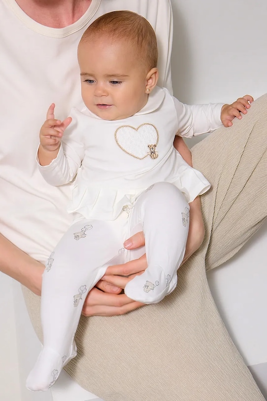 Σετ μωρού Mayoral Newborn πλεκτό ύφασμα μπεζ 1592.2B.Newborn.PPY2