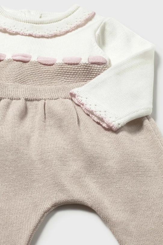 Κοριτσίστικα Βρεφικό βαμβακερό σετ Mayoral Newborn 1594.2D.Newborn.PPY2 μπεζ