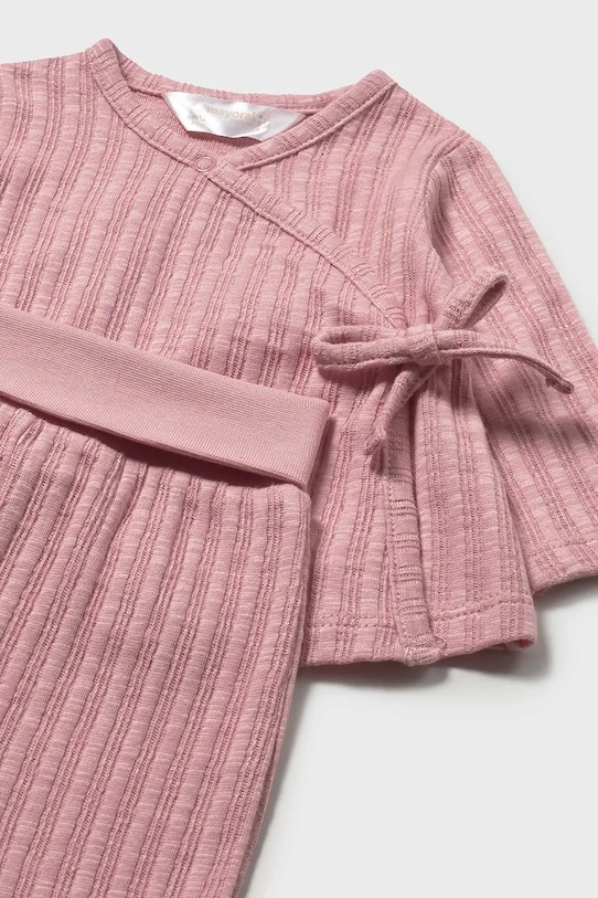 Κοριτσίστικα Βρεφικό βαμβακερό σετ Mayoral Newborn 1595.2J.Newborn.PPY2 ροζ