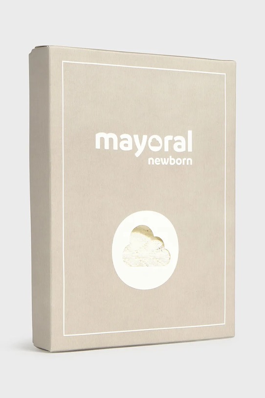 Βρεφικό βαμβακερό σετ Mayoral Newborn 1637.2B.Newborn.PPY2 μπεζ