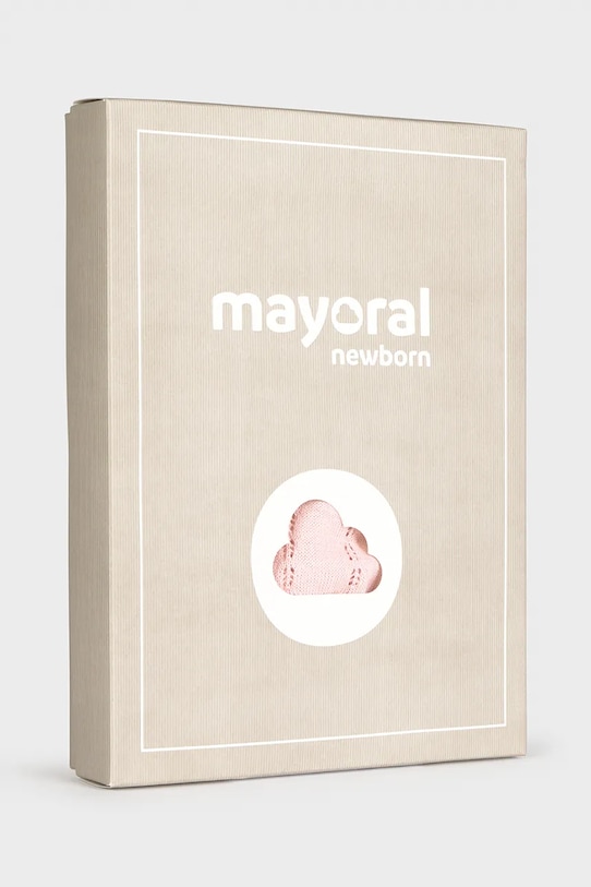 Mayoral Newborn komplet bawełniany niemowlęcy różowy 1637.2B.Newborn.PPY2