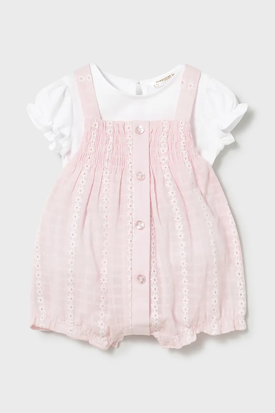 Σετ μωρού Mayoral Newborn εμπριμέ ροζ 1638.2D.Newborn.PPY2