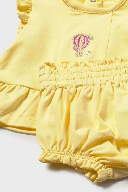 Σετ μωρού Mayoral Newborn 2-pack κίτρινο 1639.2F.Newborn.PPY2