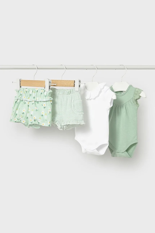 Mayoral Newborn komplet niemowlęcy z elastanem zielony 1640.2H.Newborn.PPY2