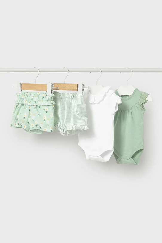 Mayoral Newborn komplet niemowlęcy z elastanem zielony 1640.2H.Newborn.PPY2