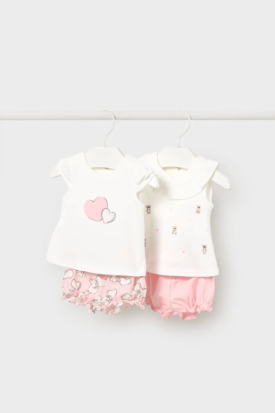Комплект за бебета Mayoral Newborn трикотаж розов 1642.2P.Newborn.PPY2