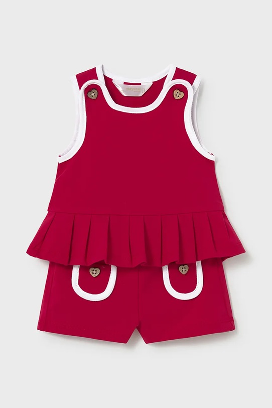 Σετ μωρού Mayoral Newborn 2-pack 1643.2T.Newborn.PPY2 κόκκινο SS26