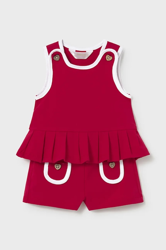 Σετ μωρού Mayoral Newborn 2-pack 1643.2T.Newborn.PPY2 κόκκινο SS26