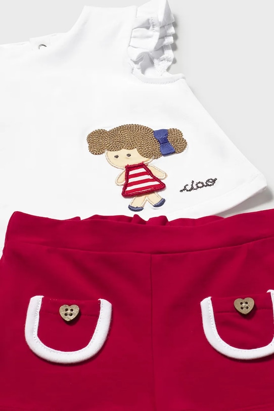 Σετ μωρού Mayoral Newborn 2-pack κόκκινο 1643.2T.Newborn.PPY2