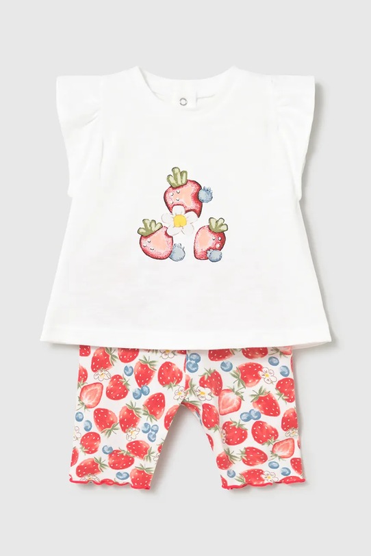 Mayoral Newborn komplet niemowlęcy wzorzyste czerwony 1734.2K.Newborn.PPY2