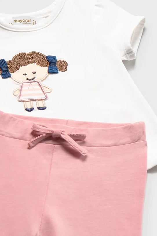 Mayoral Newborn komplet niemowlęcy 2-pack różowy 1736.2T.Newborn.PPY2