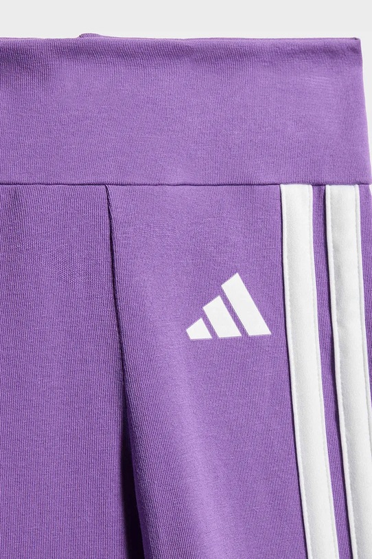 Adidas Παιδικό σετ με βαμβάκι μωβ JY8618