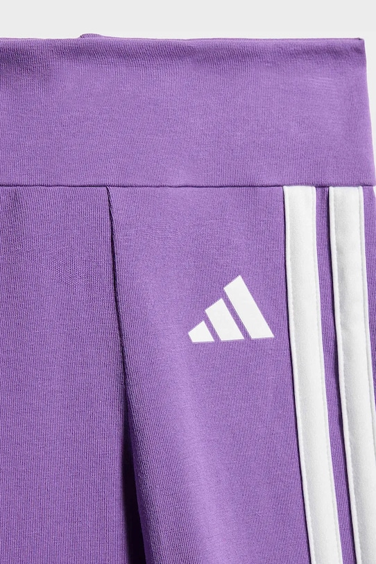 Adidas Παιδικό σετ με βαμβάκι μωβ JY8618