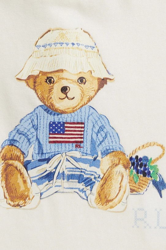 Dievča Polo Ralph Lauren súprava detská bavlnená 310A12857001 biela