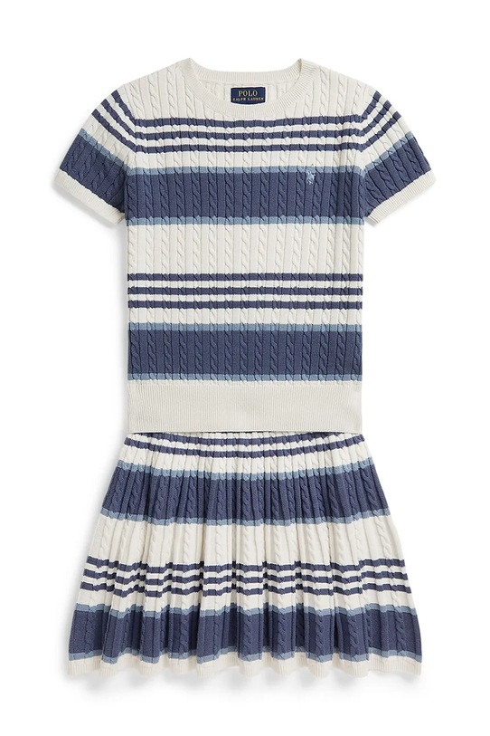 Polo Ralph Lauren komplet bawełniany dziecięcy 313A11261001 biały SS26