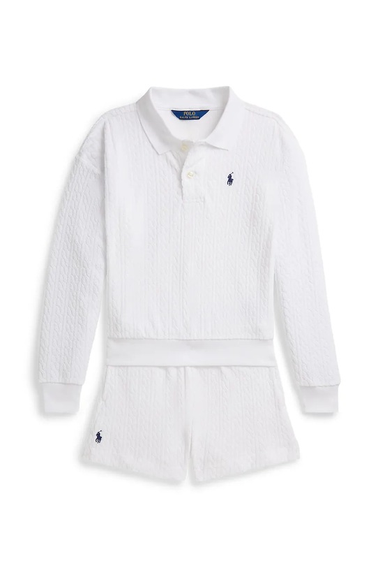 Polo Ralph Lauren komplet dziecięcy bawełniany biały 313B22119001