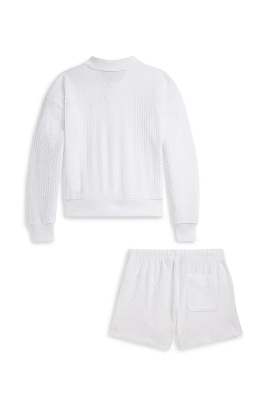 Polo Ralph Lauren komplet dziecięcy bawełniany 313B22119001 biały SS26