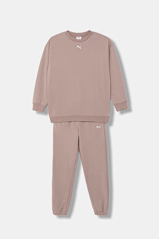 Detská tepláková súprava Puma 2-pak pletenina hnedá 693395