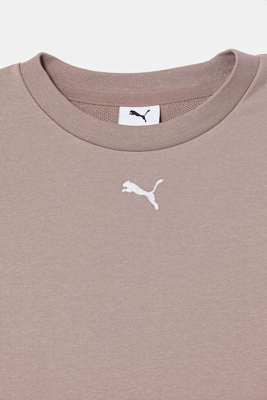 Dievča Detská tepláková súprava Puma 2-pak 693395 hnedá