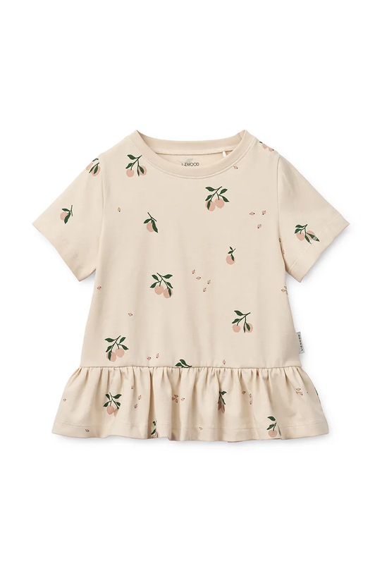 Liewood set quotidiano per bambini in cotone Ilford Set with Frills LW20472.PPY2 beige SS26