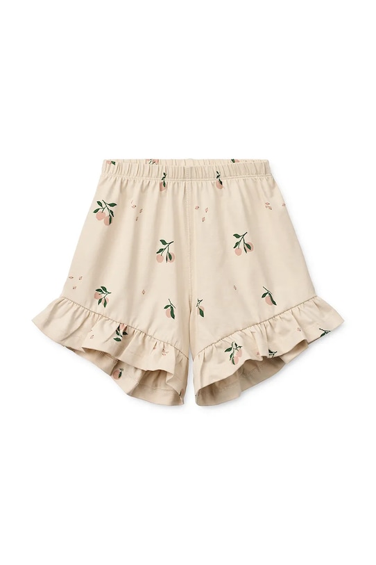 BIMBA Liewood set quotidiano per bambini in cotone Ilford Set with Frills LW20472.PPY2 beige