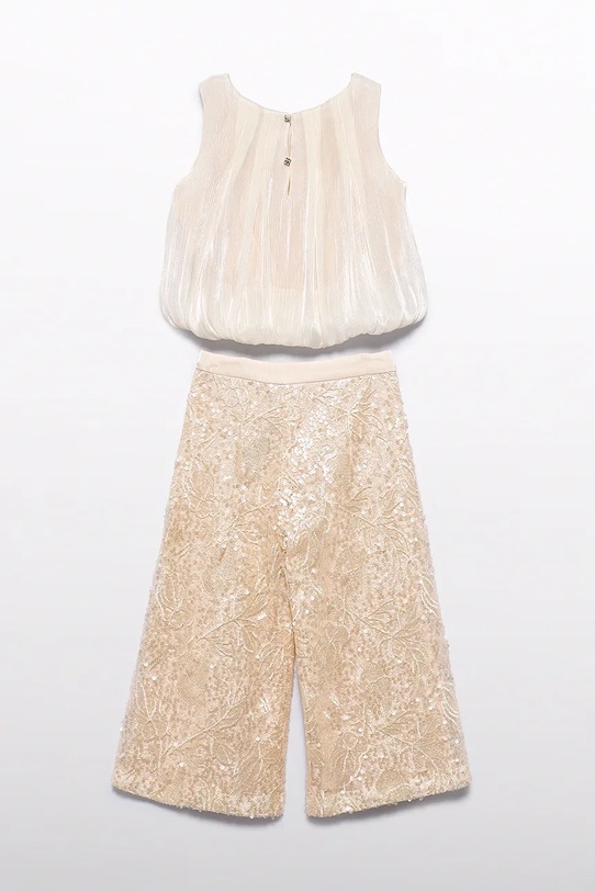 Dziewczynka Abel&Lula komplet dziecięcy 5214.1.Mini.PPY2 beżowy