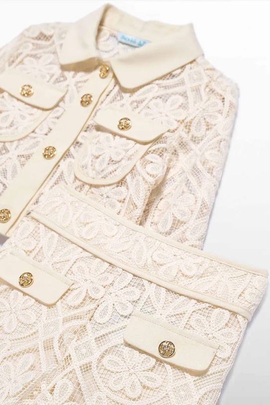 Детский комплект с примесью льна Abel&Lula бежевый 5288.10.Mini.PPY2