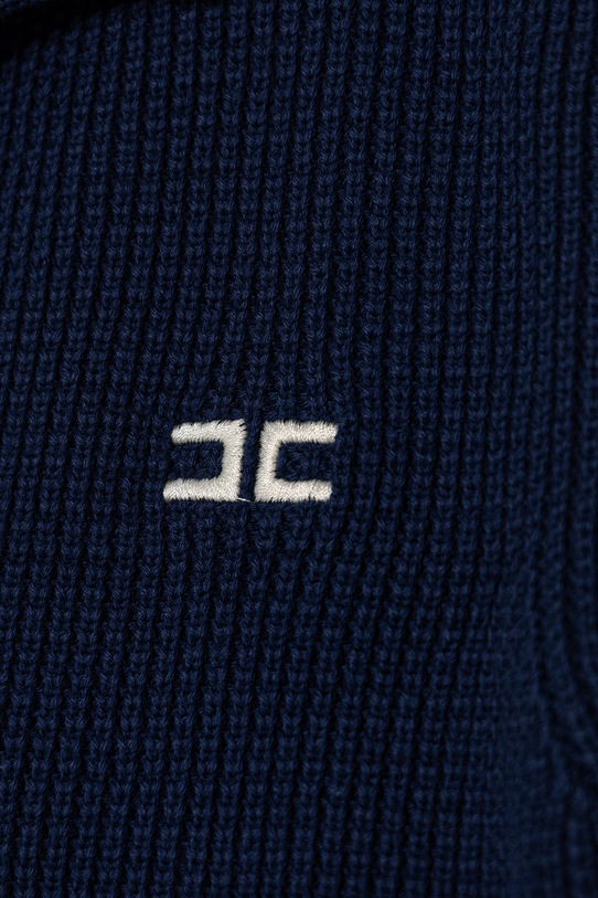 Elisabetta Franchi σετ παιδικό βαμβακερό EFCM026.C.FL001 σκούρο μπλε