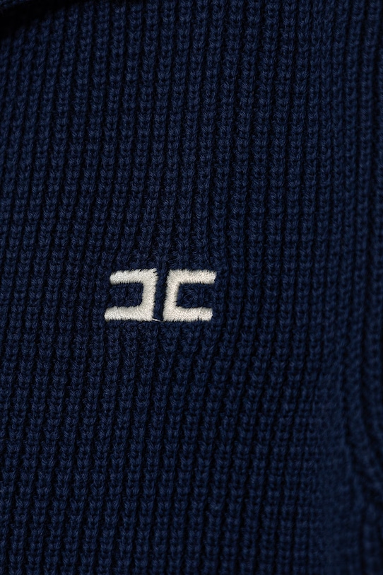 Elisabetta Franchi σετ παιδικό βαμβακερό EFCM026.C.FL001 σκούρο μπλε