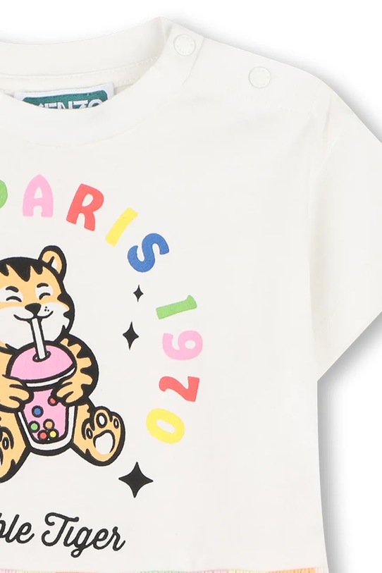 Dziewczynka Kenzo kids komplet dziecięcy bawełniany K61819.86.102 biały