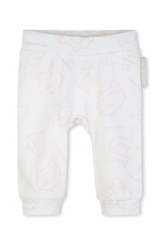 Detská bavlnená súprava Karl Lagerfeld ružová Z31044.86