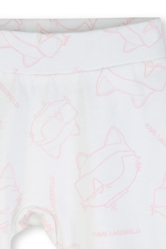 Detská bavlnená súprava Karl Lagerfeld Z31044.86 ružová