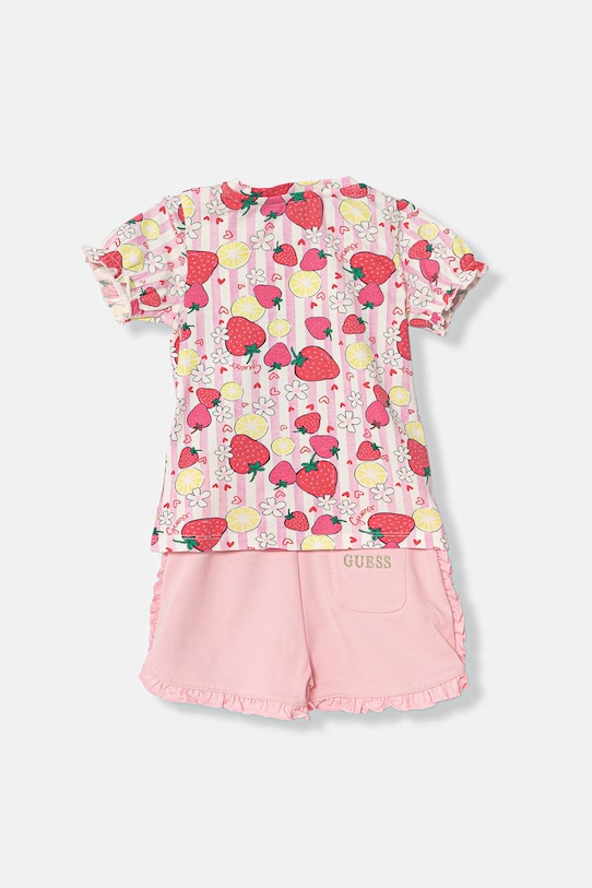 Guess komplet niemowlęcy 2-pack A6GG02.K6YW4.PPY2.M różowy SS26