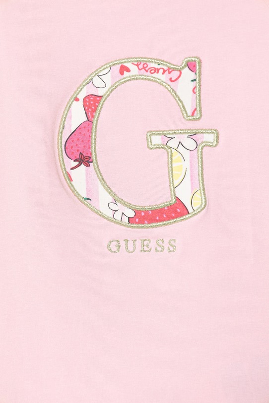 Guess komplet dziecięcy 2-pack różowy K6GG01.K6YW4.PPY2.M
