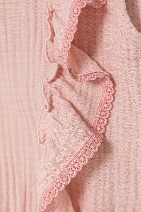 Dziewczynka Jamiks komplet bawełniany dziecięcy NOKKA NOKKA.org.Komp.JLI026.G różowy