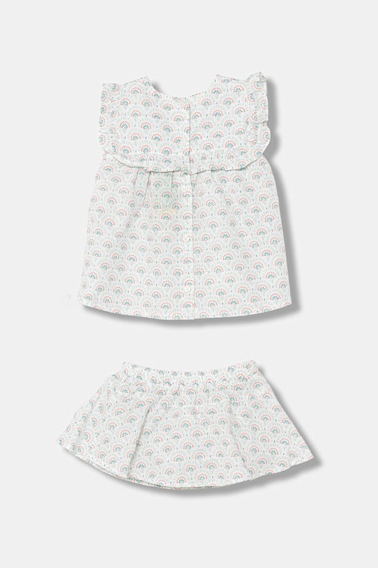 United Colors of Benetton letní šaty se lnem 4NVDAK001.W.Stagionale zelená SS26