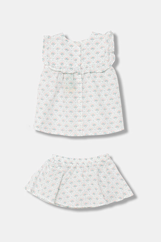 United Colors of Benetton letní šaty se lnem 4NVDAK001.W.Stagionale zelená SS26