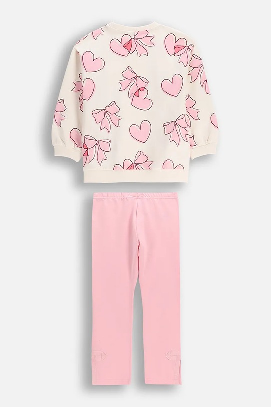 Coccodrillo σετ φόρμας παιδικό βαμβακερό WC6117402XXG μπεζ SS26